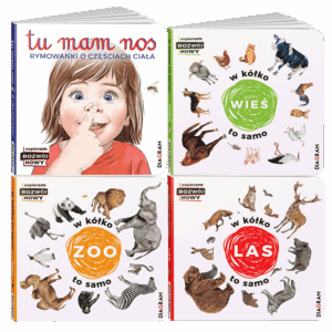 Pakiet 4 książek. Wspieram Rozwój mowy