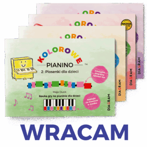 Kolorowe Pianino WRACAM 2+3+4+5